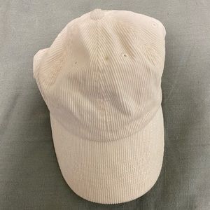 Cream Corduroy Hat